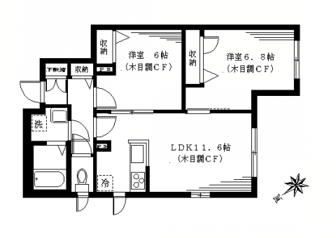 コンフォート南長崎103号室（いい生活用）