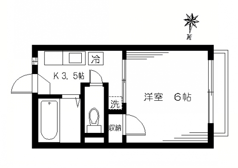 ジュネス中村橋202号室（いい生活）