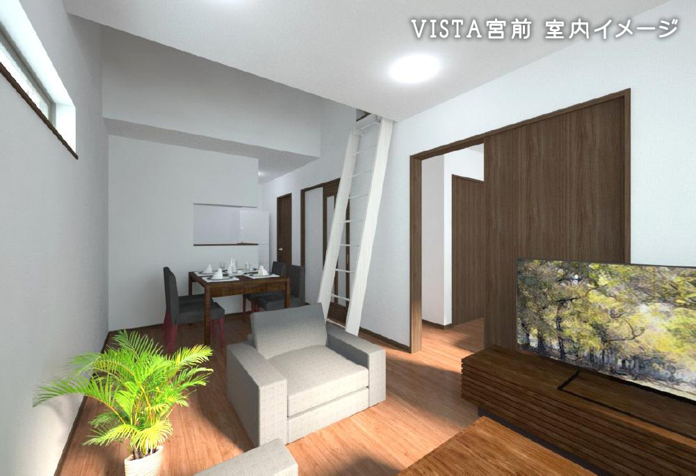 全6戸：1LDK（36.12㎡～44.19㎡）※201、202屋根裏収納あり